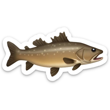 Elk fish white park ranger sticker