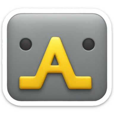 make me an yellow and grey emoji that says XP in bold letters sticker