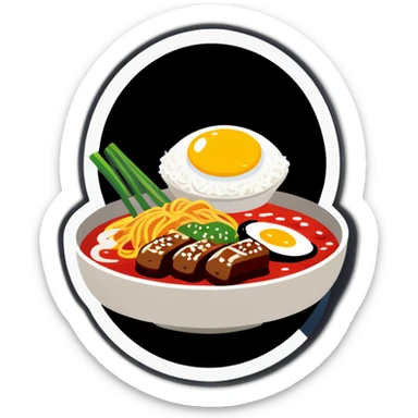 Korean Food sticker