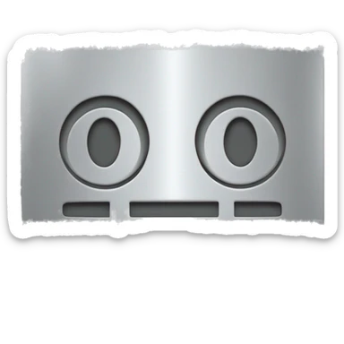 silver credit card sticker