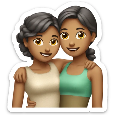 TRES AMIGAS BEBIENDO sticker