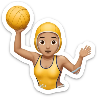 Marciano jugando a waterpolo sticker