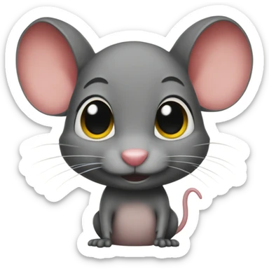 Raton cute sticker