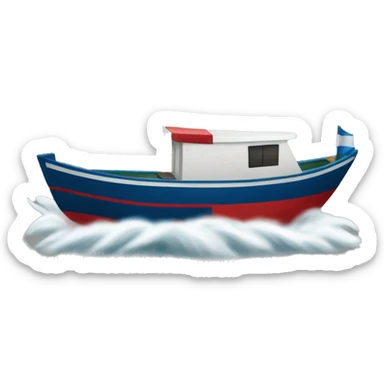 A Singaporean boat sticker