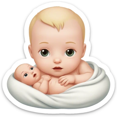 Newborn baby sticker
