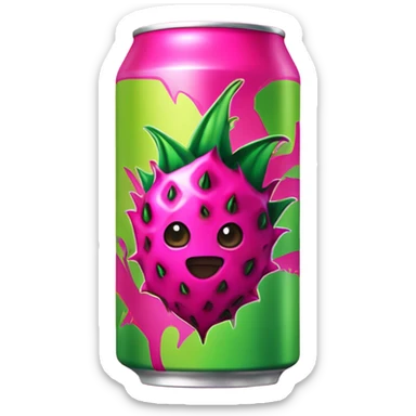 Energy Drink with the Taste of Dragonfruit & Dragon  sticker