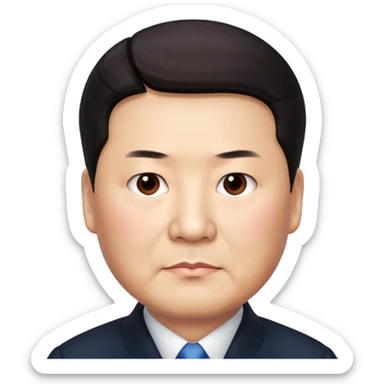 The Evil Xi Jinping sticker