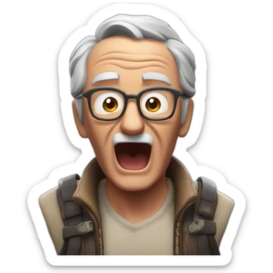 old man yells at fortnite sticker
