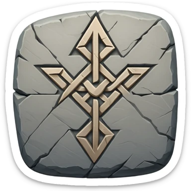 ancient runic symbol sticker