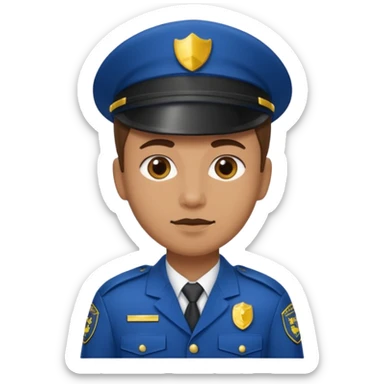 security uniform sticker