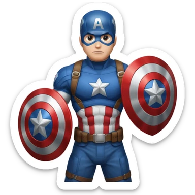 Captain America  sticker