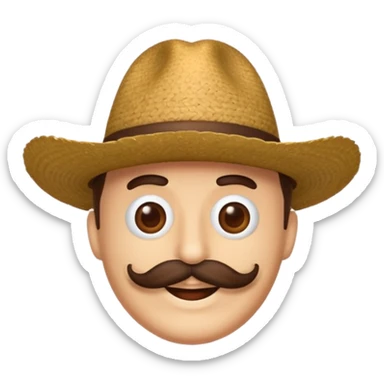 me puedes hacer un grano de café antropomorfo con bigote y sombrero 



 sticker