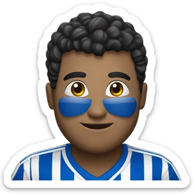 Millonarios fc supporter sticker