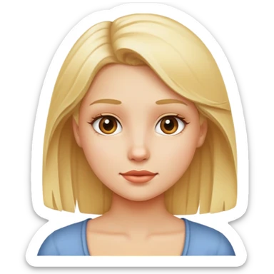 Blond girl nazi sticker