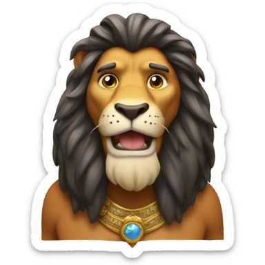 Loin king hapy sticker