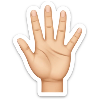 Emoji saying imma touch you sticker