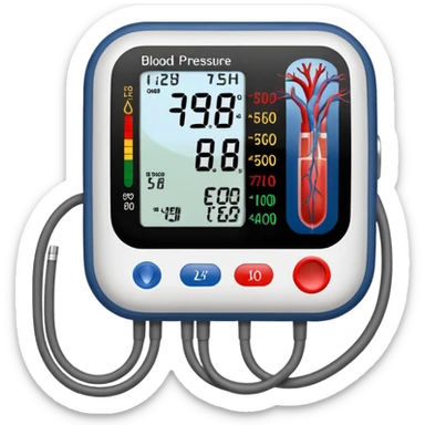 Blood pressure image sticker