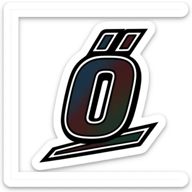 Dezső name in masculine, modern gradient font supporting Hungarian long ő letter, with dark contour and prominent, clearly visible white border as in the sample image, dynamic slanted underline, masculine color shades (blue, gray, burgundy, green, brown), 1000x1000 px, PNG, transparent background, in the style of the uploaded Dezső sample, featuring only the letter ő sticker