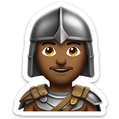 spartan warrior male sticker
