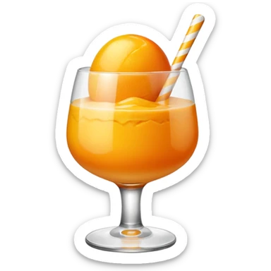 mango sorbet sticker