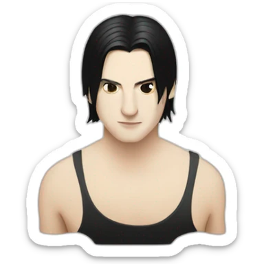 Brian Molko from placebo sticker