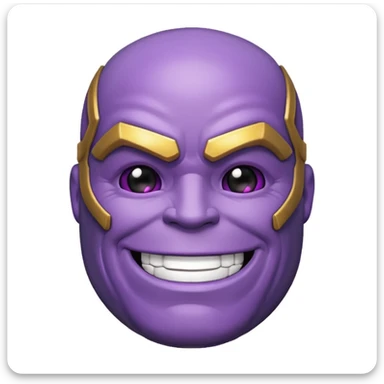 Thanos emoji sticker