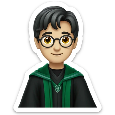harry potter in slytherin sticker
