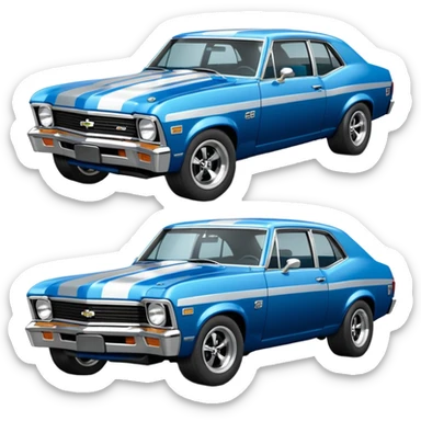 race-bred 1969 Chevy Nova SS  sticker