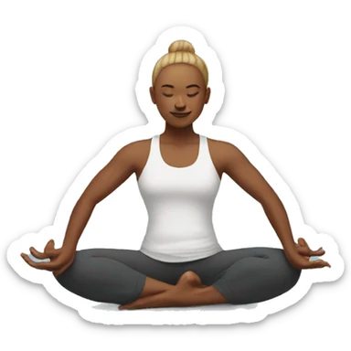 yoga sticker
