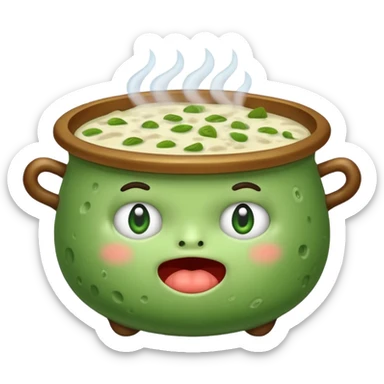 smelly rotten porridge sticker