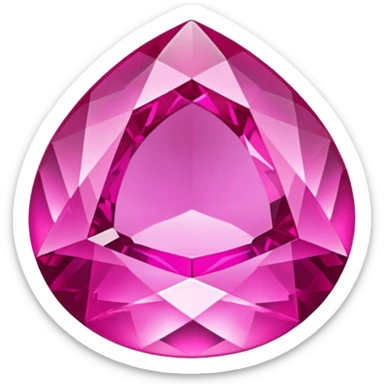 Pink Sapphire Gem sticker