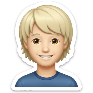 Make the girl in the middle a boy with a wig on sticker