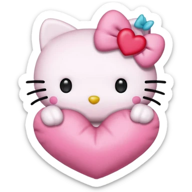 ✨hello kitty heart sticker