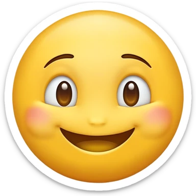 Yellow emoji with a big butt  sticker