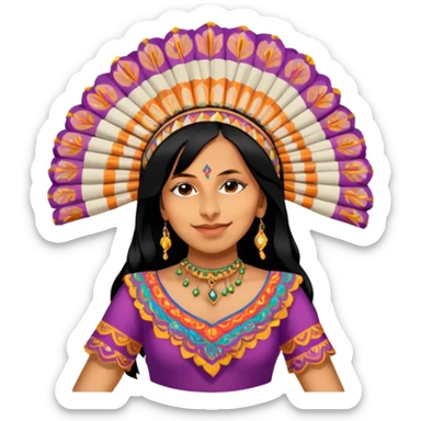 Folkloric Dancer sticker