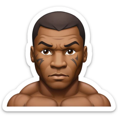 Mike tyson sticker