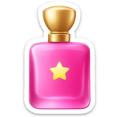 Pink perfume bottle  sticker