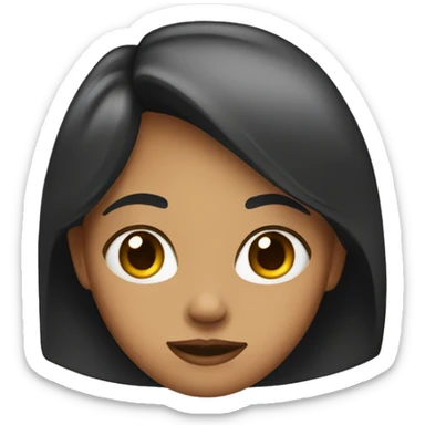 Girl listen  sticker