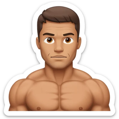 Create sigma giga Chad man sticker