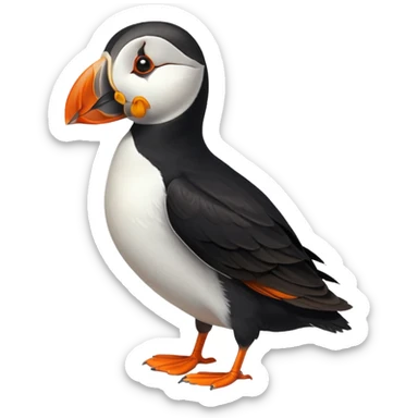 a puffin sticker