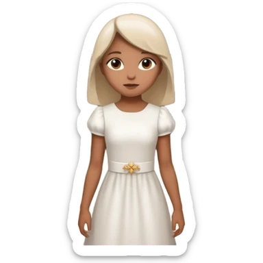 girl go to the church sticker