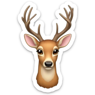 a deer sticker