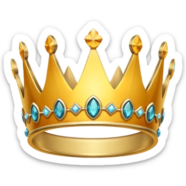 Une couronne pour un fondateur sticker