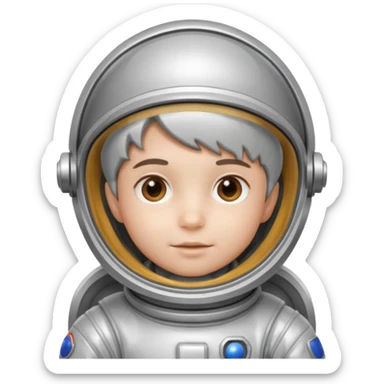 Space Suit Kid sticker
