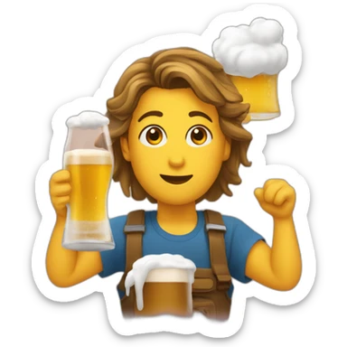 M’être Hoda en train de voir une beer sticker
