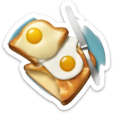  petit déjeuner sticker