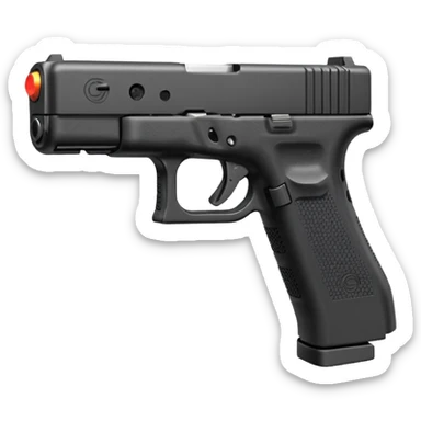 Gen 5 Glock with a Switch button on the back  sticker
