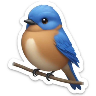 bluebird sticker