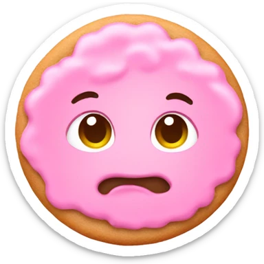 Babypink cookie sticker