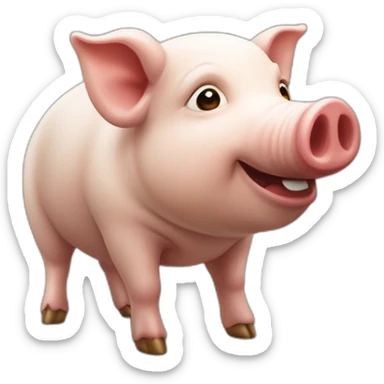 cochon dinde roux sticker
